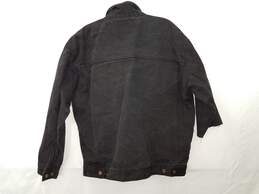 Men's Design Godbody Denim Technology Black Cotton Button Up Jacket Size Large alternative image
