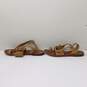 Free People Brown And Beige/Yellow Sandals Size 7.5 (EU 38) image number 3