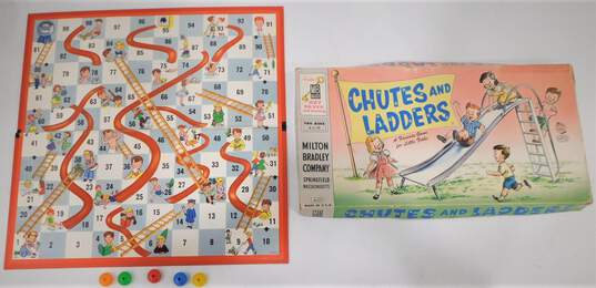 Lot of 3 Vintage Board Games Bingo Chutes & Ladders image number 3