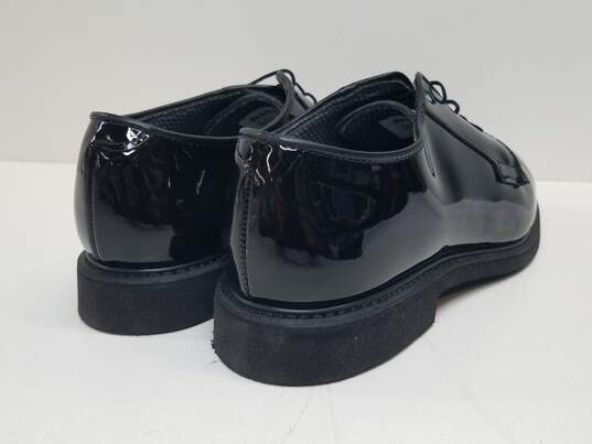 Bates Black High Gloss Military Uniform Dress Shoes Men 12 E Patent image number 2