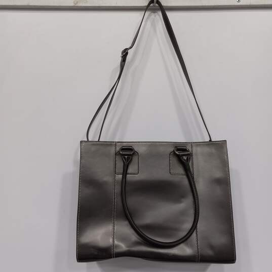 Wilsons Leather Black Leather Tote Bag image number 3
