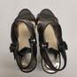 Vince Camuto Edrika Black Leather Heeled Sandals Women's Size 6.5 image number 8