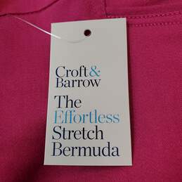 Croft & Barrow Women Pink Shorts SZ 14 NWT