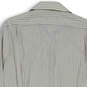 Mens Beige Striped Slim Fit Performance Stretch Button-Up Shirt Size Large image number 4