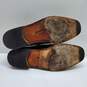 MENS SALVATORRE FERRAGAMO BROWN LEATHER CAPPED LOAFERS image number 5
