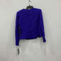 NWT Womens Purple Long Sleeve Top And Pants Two-Piece Suit Set Size 14 image number 4