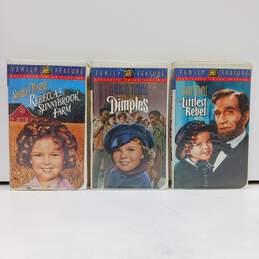 Shirley Temple VHS 3pc Bundle