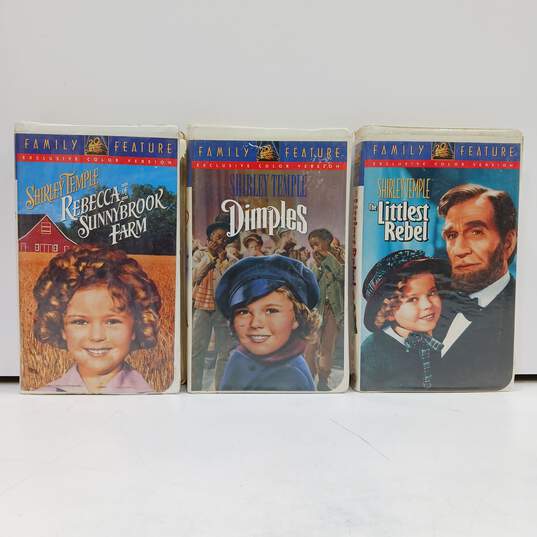 Shirley Temple VHS 3pc Bundle image number 1