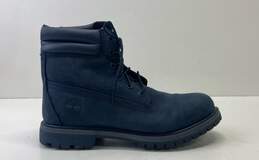 Timberland Classic Premium 6 Navy Blue Nubuck Boots sz 8