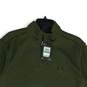 NWT Under Armour Mens Green Striped Long Sleeve Mock Neck Pullover Sweater Sz L image number 3