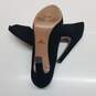 AUTHENTICATED Prada Black Suede Peeptoe Stilettos Size 40.5 image number 5