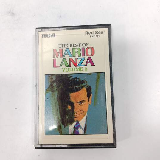 10pc. Vintage Lot of Assorted Cassette Tapes w/Case image number 6
