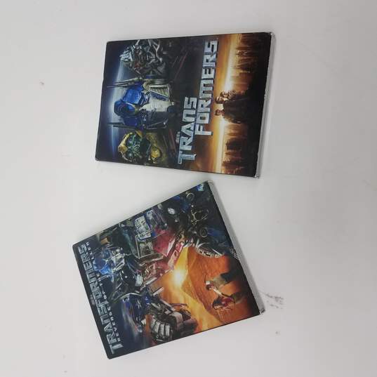 Lot of 2 Michael Bay's Transformers DVD's Movies Transformers #1 & Transformers Revenge Of the Fallen image number 1