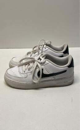 Nike Air Force 1 Removable Swish Sneakers White 6 Youth Women's 7.5 alternative image