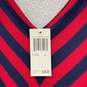 NWT Chelsea & Theodore Womens Red Blue Striped Sleeveless Maxi Dress Size L image number 4