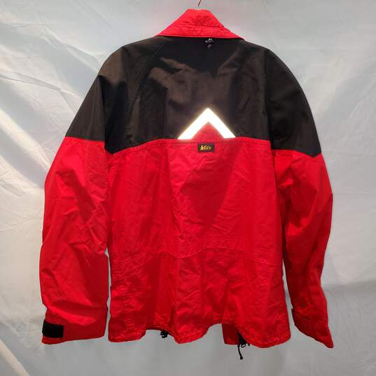 REI Gore-Tex Full Zip/Button Outdoor Jacket Size L image number 2
