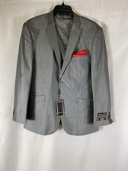 Gulliano Couture Men Gray 2PC Vest and Blazer Suit 42S NWT