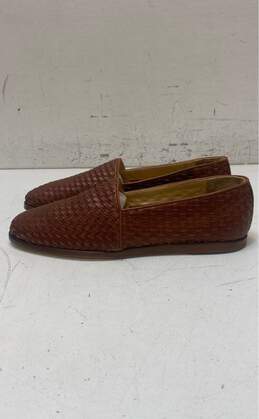 Nisolo Alejandro Woven Brown Leather Loafer Casual Shoes Men's Size 8 alternative image