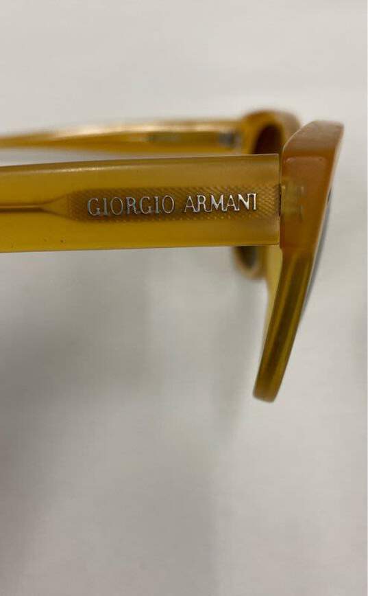 Giorgio Armani Yellow Sunglasses - Size One Size image number 8