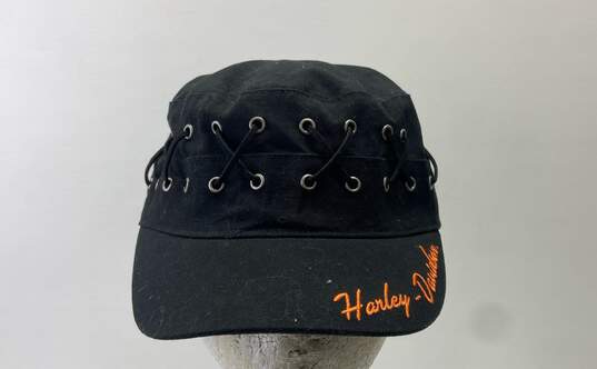Harley Davidson Assorted Bundle Set of 2 Black Trucker Hats Caps image number 3