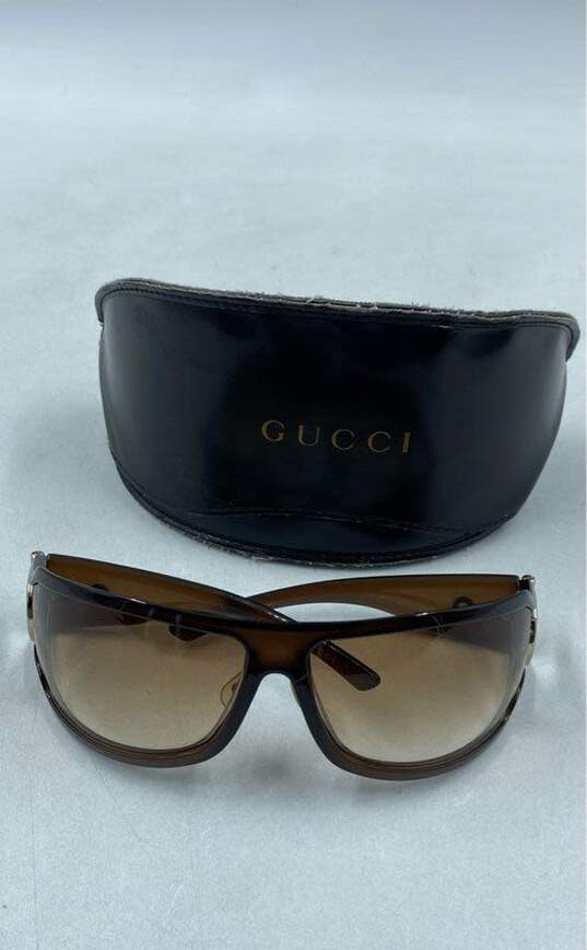 Gucci Brown Sunglasses - Size One Size image number 1