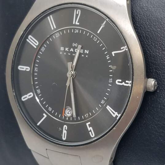 Men's Skagen Ultra Thin, 801xltxm Titanium Stainless Steel Watch image number 3