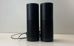 Amazon Echo SK705DI 1st gen smart speaker w/ Alexa Bundle Lot of 2 Black