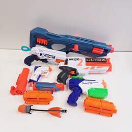Bundle of 5 Nerf Assorted Toy Guns with Accessories