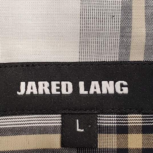 Jared Lang Men Plaid Button Up L image number 3