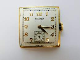 Men's Vintage Waltham Premier 14K Yellow Gold Case 17 Jewels Watch 21.5g alternative image