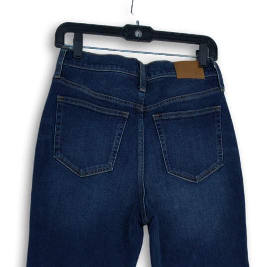 NWT J. Crew Mens Blue Denim Medium Wash 5-Pocket Design Straight Leg Jeans Sz 27 image number 3