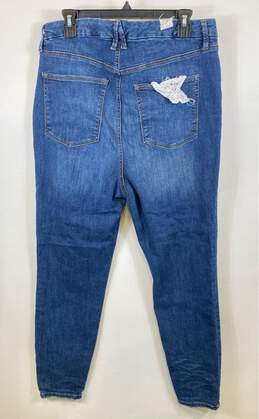 Good American Womens Blue High Rise 5 Pockets Design Denim Skinny Jeans Size 18 alternative image