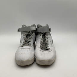 Mens Vulc 13 BC 1CM00417-063 White Silver High Top Sneaker Shoes Size 15