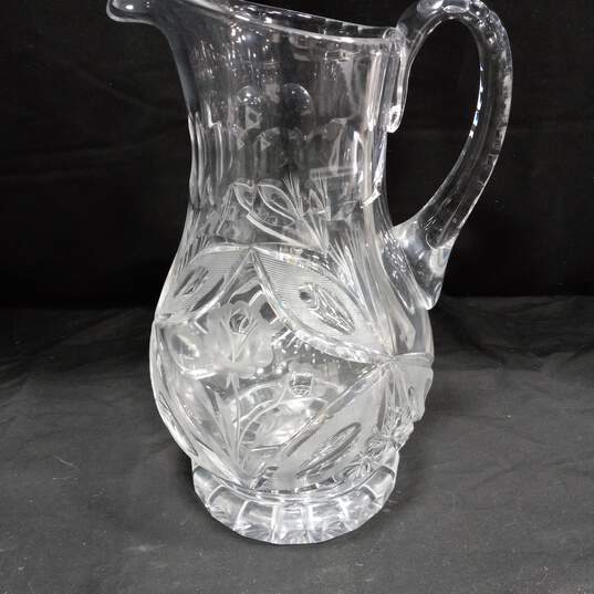 Crystal Glass Vase & Pitcher Bundle image number 2