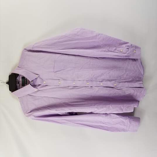 Lauren Ralph Lauren Men Purple Button Up XL image number 1