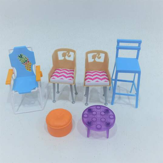Mattel Barbie Furniture & Clothing Chairs Stroller Bicycle image number 3