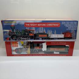 BACHMANN TrainSet #90037 NIGHT BEFORE CHRISTMAS G-Scale Electric Train Set Untested