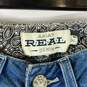 Ariat R.E.A.L. Blue Mid Rise Boot Cut Jeans- Size 26s image number 4