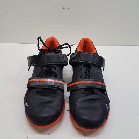 Reebok CrossFit Lifter 2.0 Black Orange Athletic Sneaker sz 10 image number 6