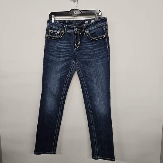 Blue Denim Skinny Jeans image number 1