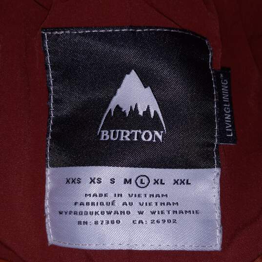 Burton Snow Bib Overall Style Winter Snow Pants Size Large image number 6