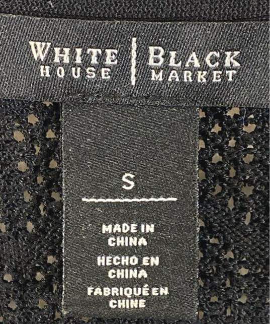 White House Black Market Black Sleeveless Top - Size Small image number 3