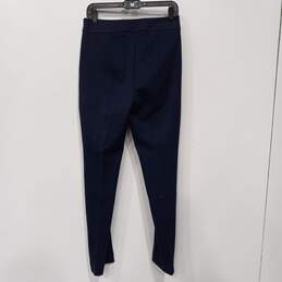 White House Black Market Women's Navy Blue Dress Pants Size 8 alternative image