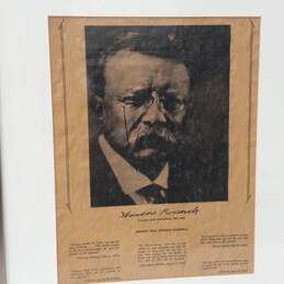 Theodore Roosevelt Portrait And Quotes Framed alternative image