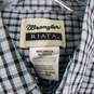 NWT Mens Check Classic Fit Collared Long Sleeve Button-Up Shirt Size XL image number 4