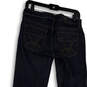 Womens Blue Dark Wash Pockets Stretch Regular Fit Denim Bootcut Jeans Sz 26 image number 4