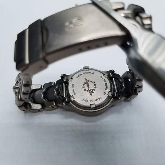 Vintage Bulova Marine Star Unique Linked Stainless Steel Watch image number 7