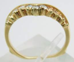 14K Yellow Gold 0.21 CTTW Diamond Ring- For Scrap Or Repair 2.1g alternative image