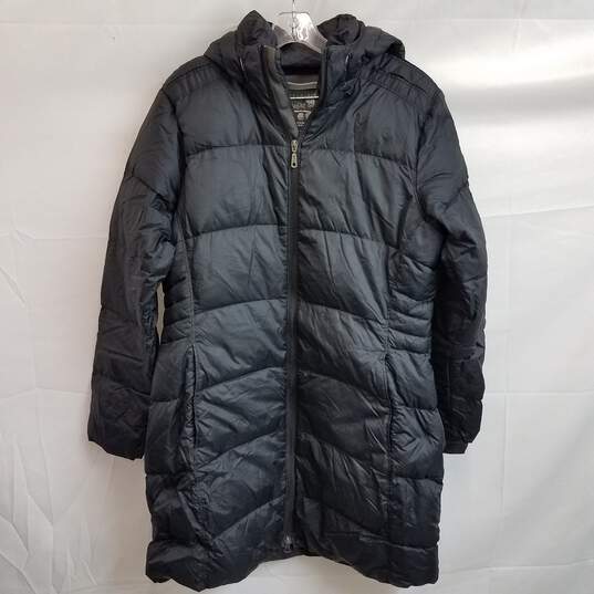 Buy the Mountain Hardware black winter down parka women's L | GoodwillFinds