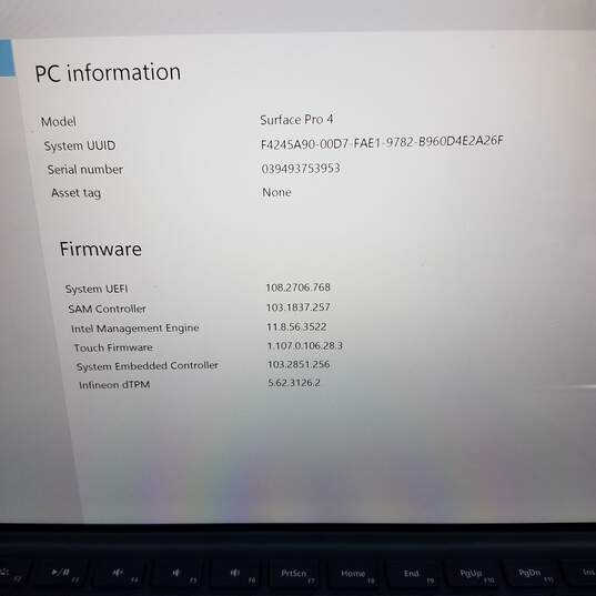 Microsoft Surface Pro 4 1724 12in Intel i5-6300U CPU 4GB RAM 256GB Tablet image number 7